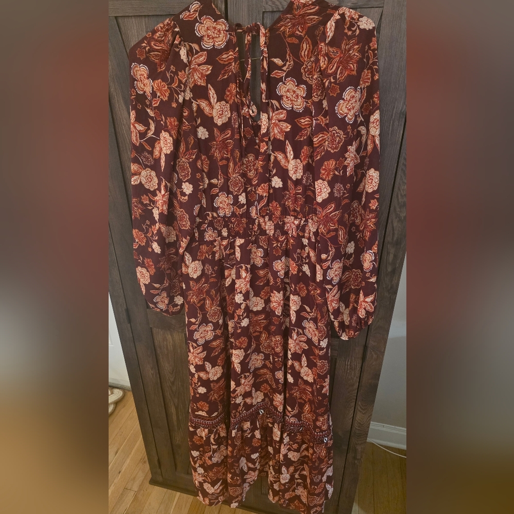 Floral Long Sleeve Dress